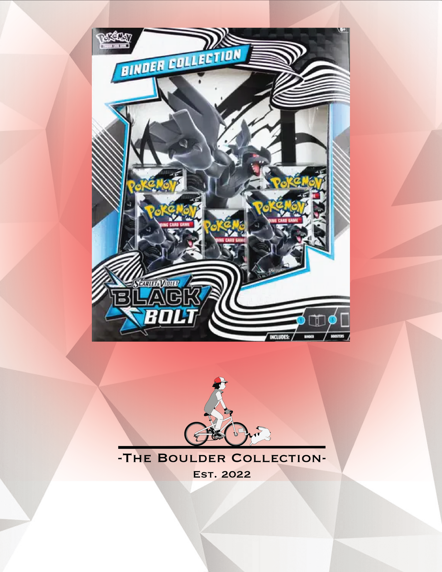 Pokemon TCG: Black Bolt Binder Collection Box
