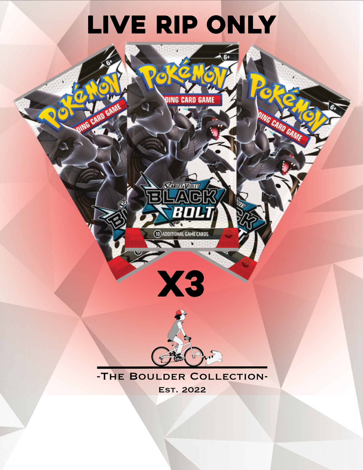 Pokemon TCG: Black Bolt Vault Booster Packs