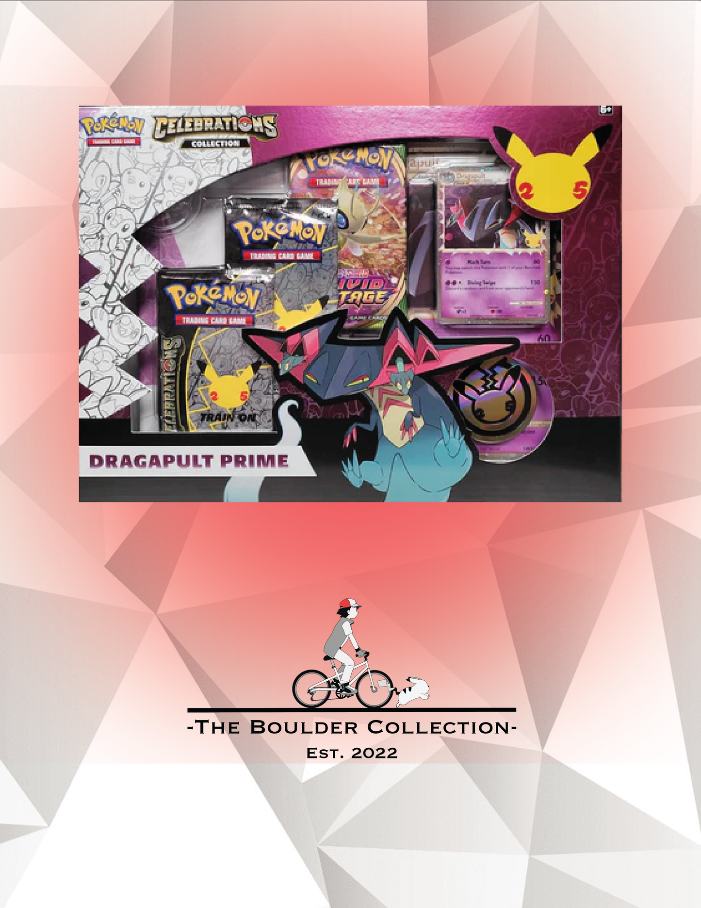 Pokemon TCG: Dragapult Prime Celebrations Box