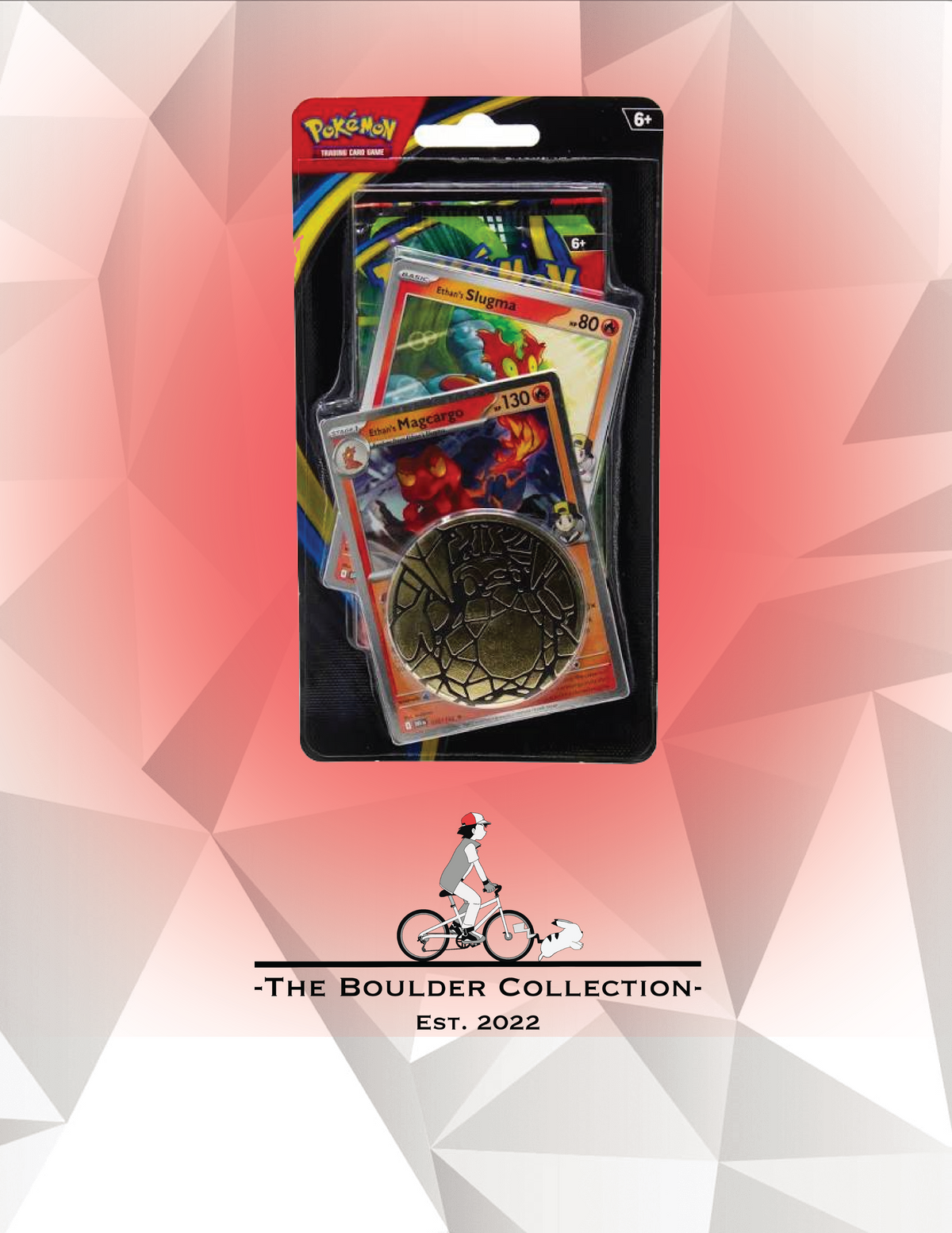 Pokemon TCG: Phantasmal Flames Premium Checklane Blister [Ethan's Magcargo]
