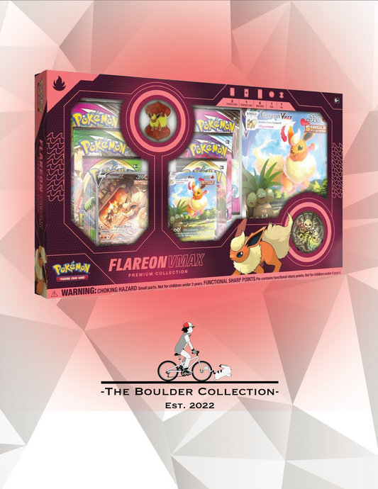 Pokemon TCG: Flareon VMAX Premium Collection Box