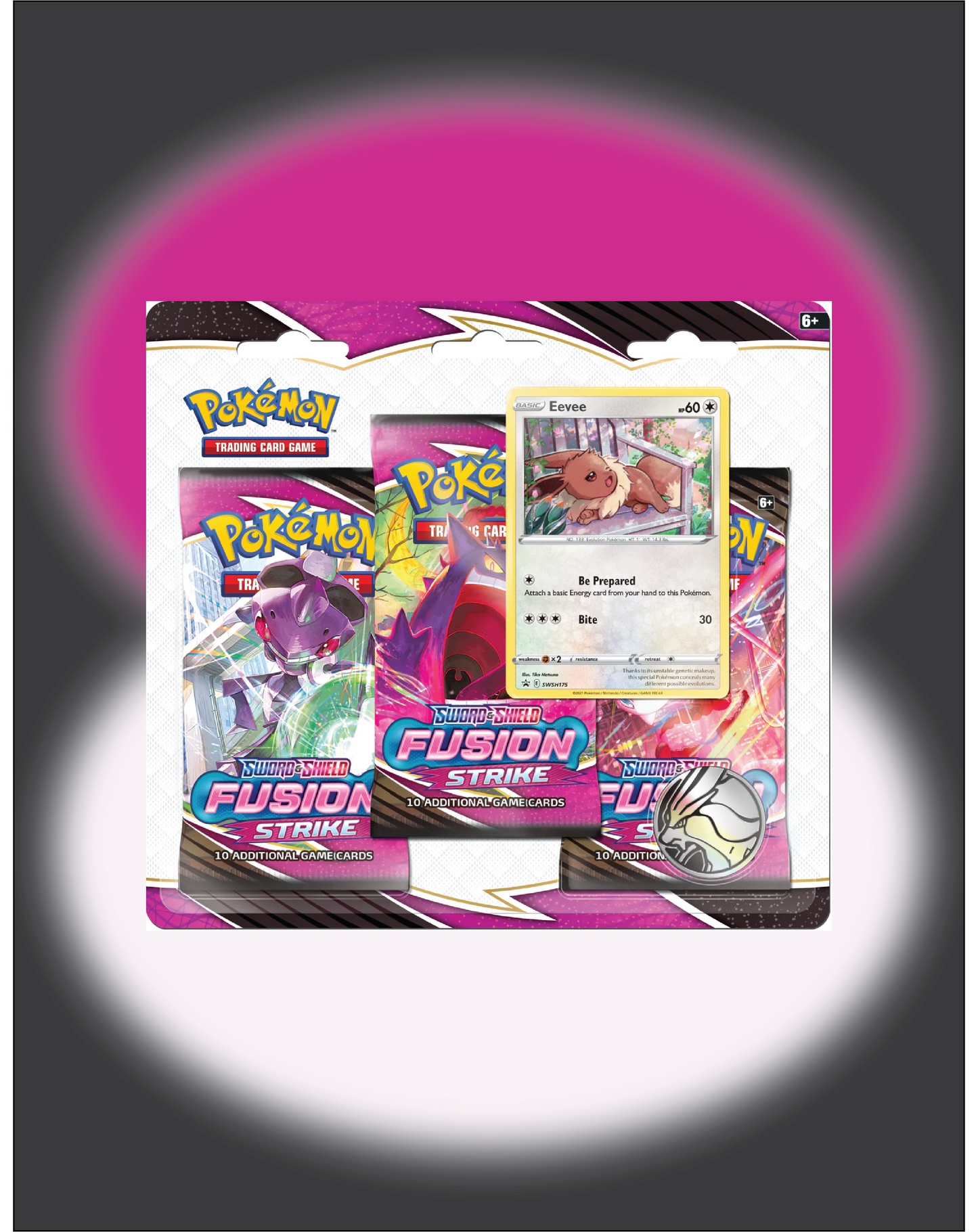 Pokemon TCG: Fusion Strike 3-Pack Blister
