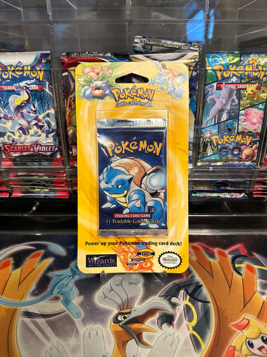 Pokemon TCG: Blastoise Base Set Blister (Potentially Shadowless)