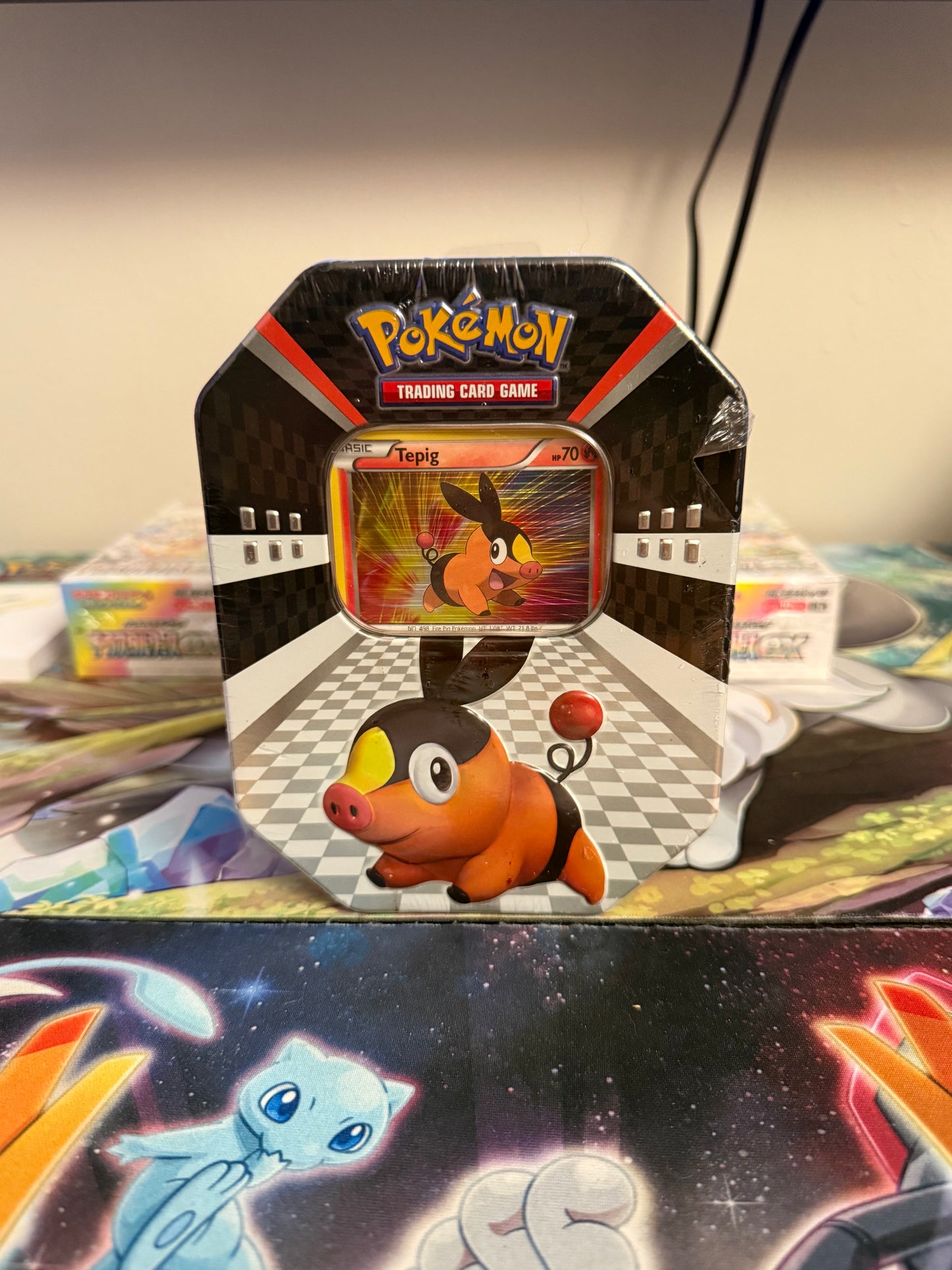 Pokemon TCG: (Live Rip Only) Black & White Tepig Tin