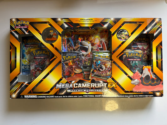 Pokemon TCG: Mega Camerupt EX Premium Collection Box (See Product Photos)