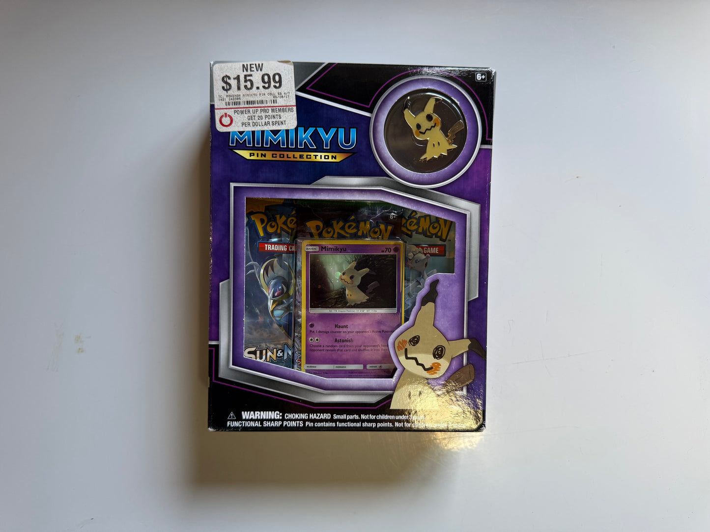 Pokemon TCG: Mimikyu Pin Collection Box (See Product Photos)