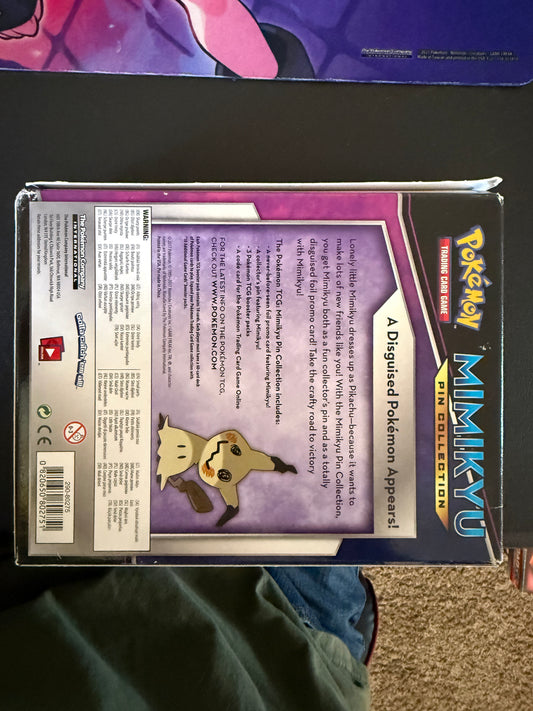 Pokemon TCG: Mimikyu Pin Collection Box (See Product Photos)