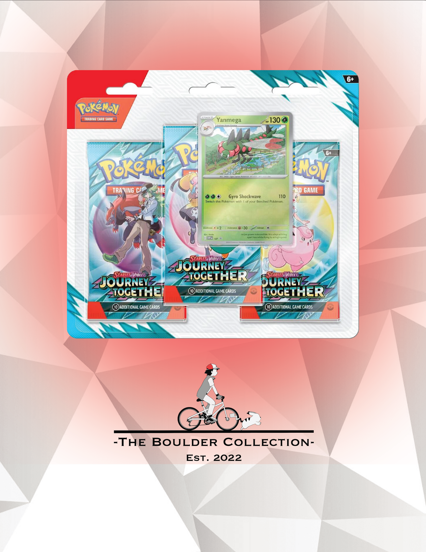 Pokemon TCG: Journey Together 3-Pack Blister