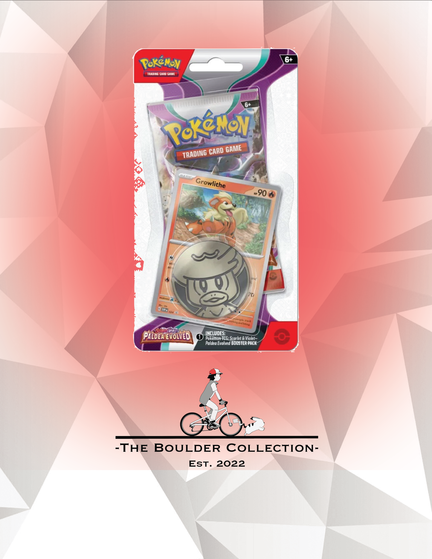 Pokemon TCG: Paldea Evolved Single Pack Blister (Growlithe)