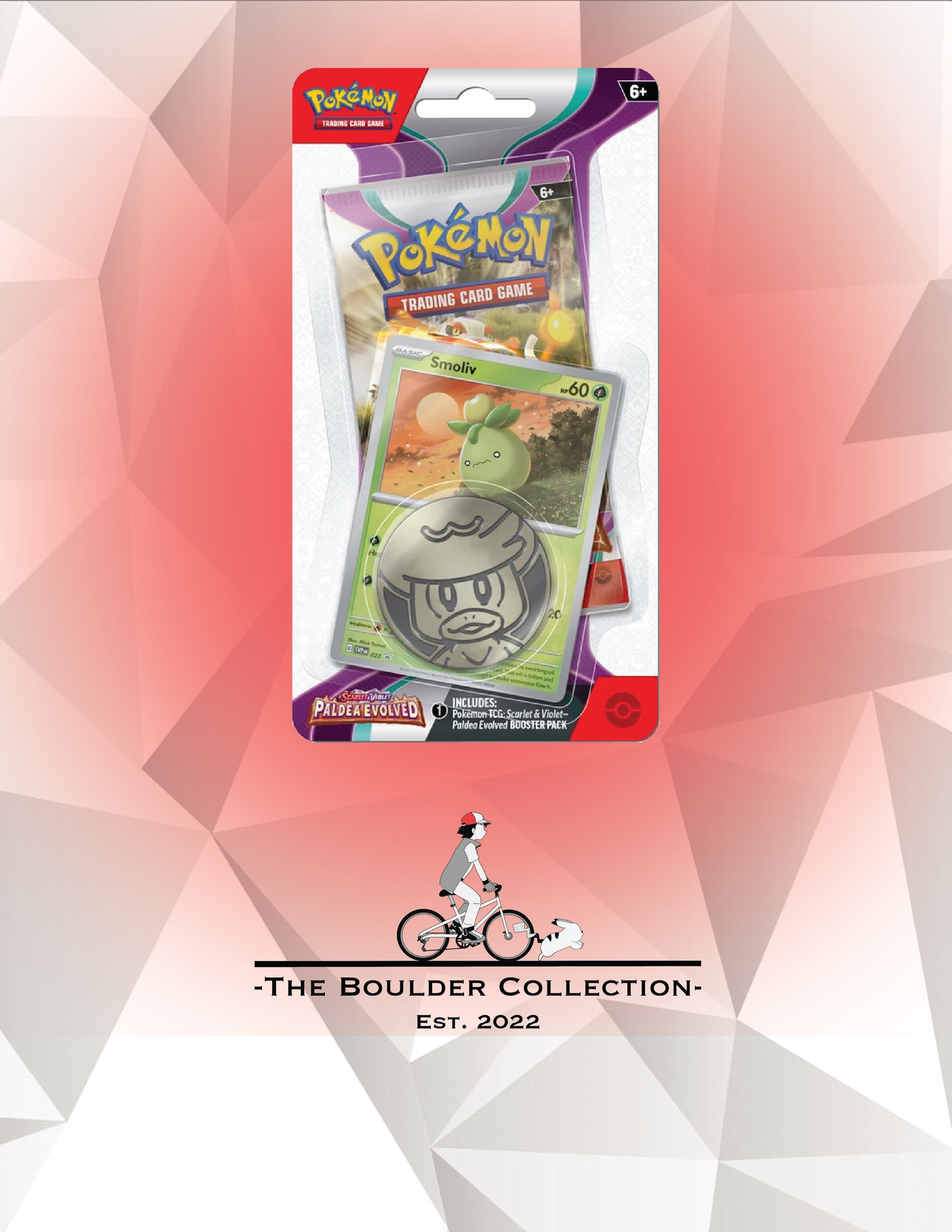 Pokemon TCG: Paldea Evolved Single Pack Blister (Smoliv)