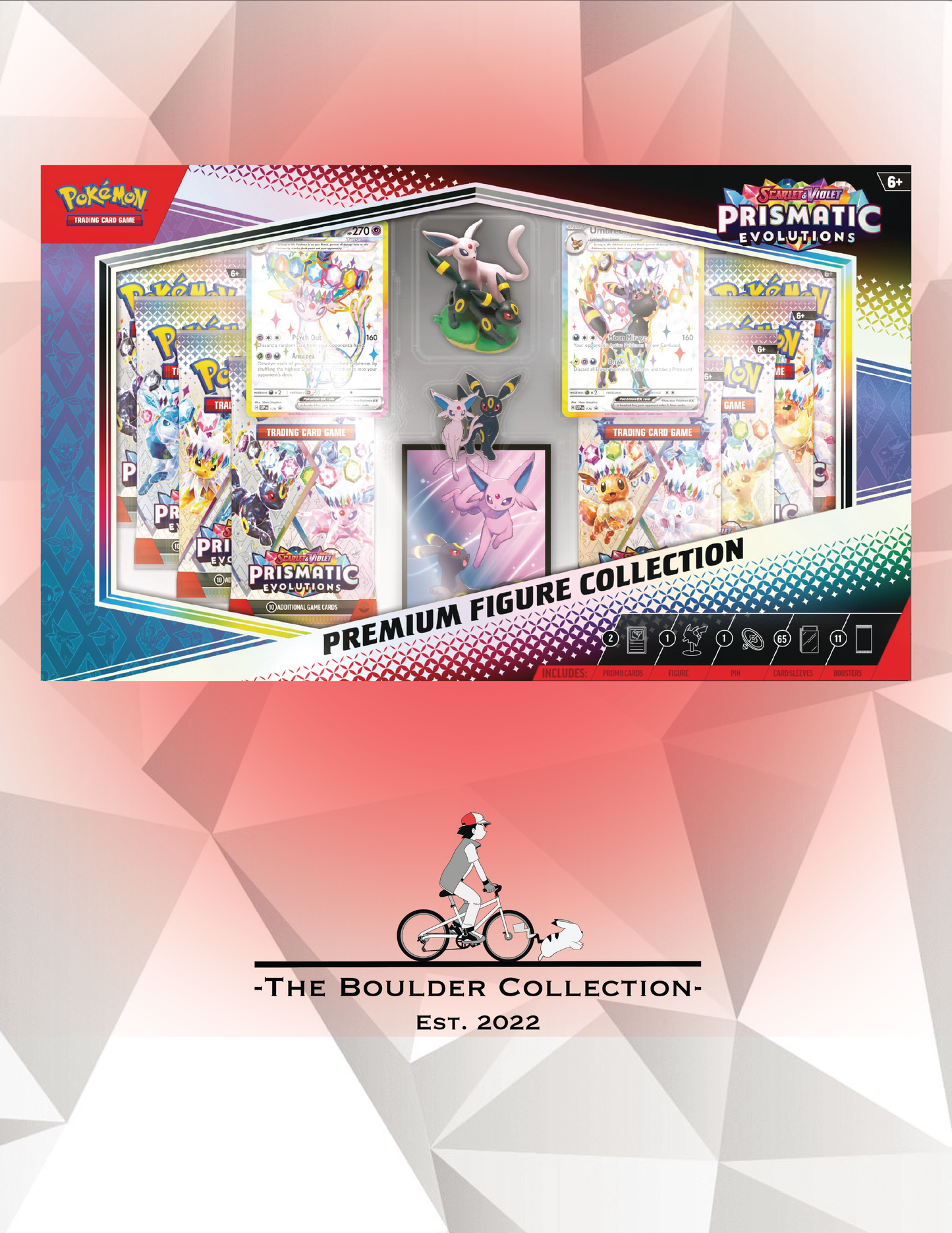 Pokemon TCG: Prismatic Evolutions Premium Figure Collection Box