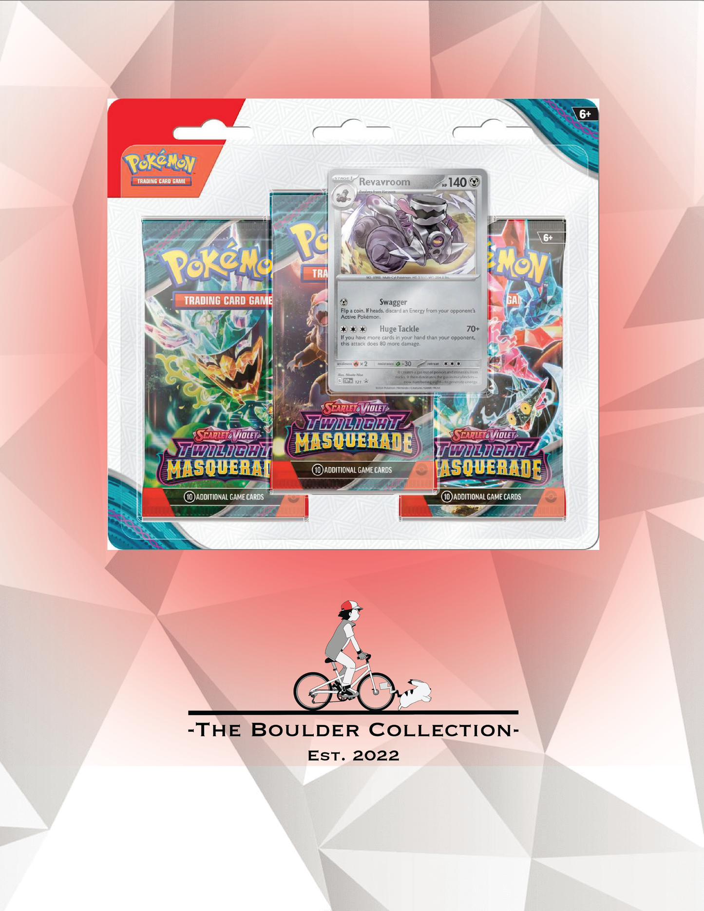 Pokemon TCG: Twilight Masquerade 3-Pack Blister